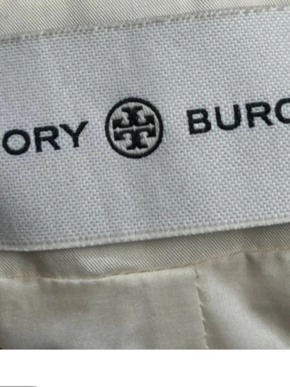 EUC TORY BURCH Cotton Twill Jacket - Neutrals $1,517 Size 2